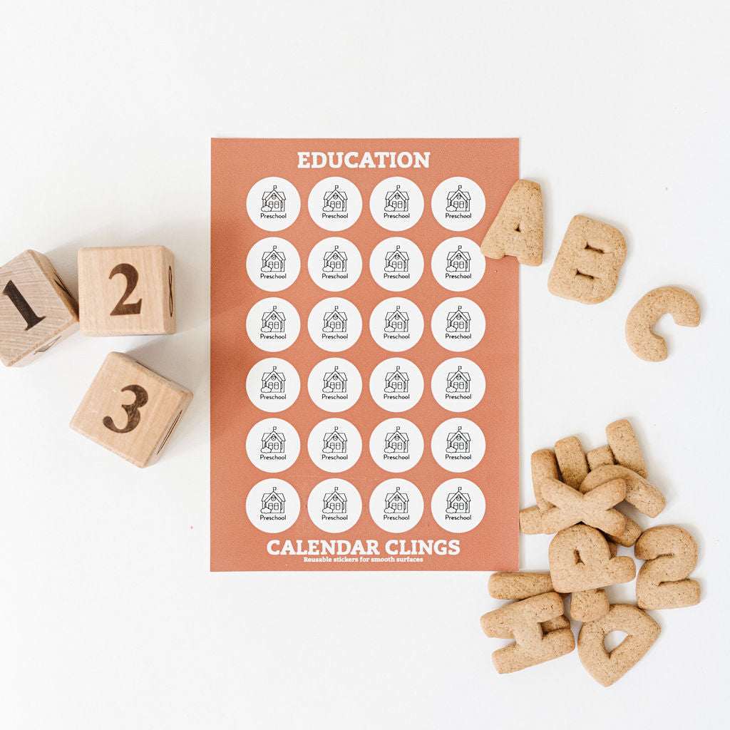 Education | Preschool | Calendar Clings