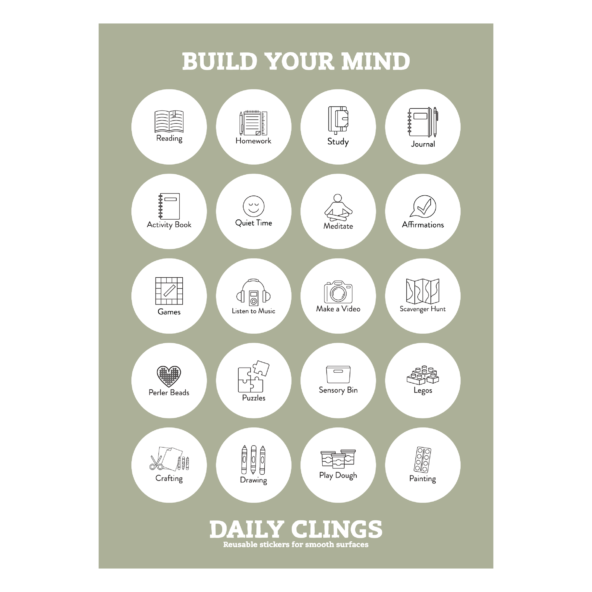 Build Your Mind | Expanded | Daily Clings